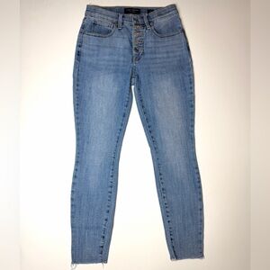 Lucky Brand Women's Bridgette High Rise Skinny Blue Jeans Size- 2/26 Ankle